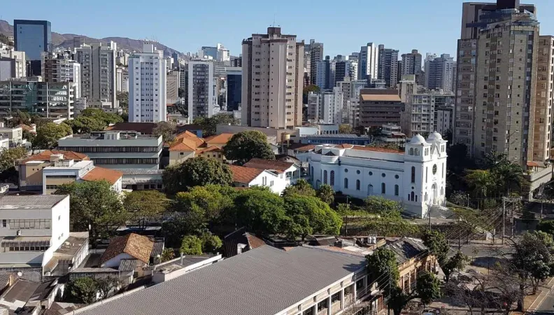 Ville de Belo Horizonte dans l'État du Minas Gerais au Brésil