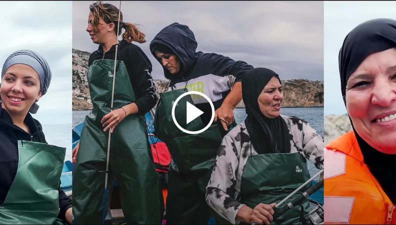 Maroc, femmes, pêche