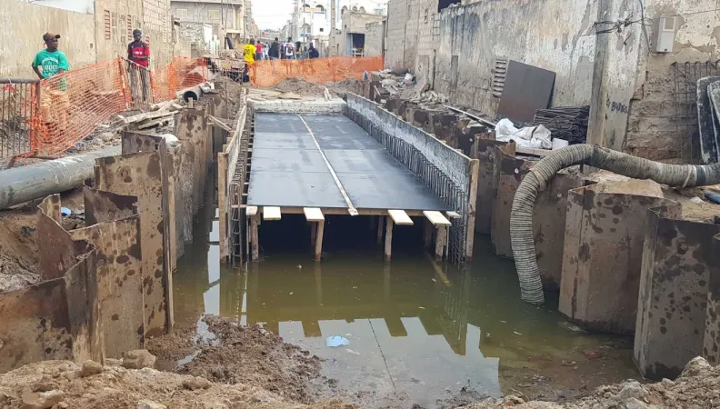 Lutter contre les inondations dans la zone de Pikine Irrégulier Sud dans la banlieue de Dakar
