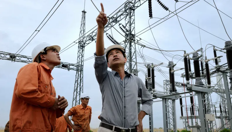 Production d'électricité au Vietnam