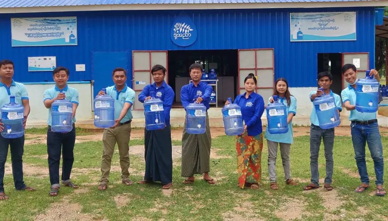 ONG 1001fontaines en Birmanie