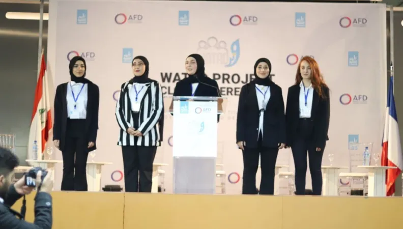 Cérémonie de clôture du projet WATAD au Liban