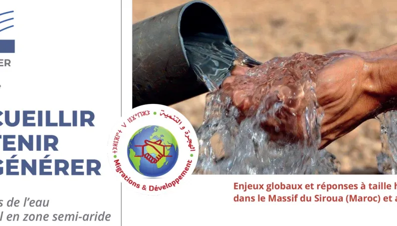 Conférence Recueillir, retenir, régénérer : les défis de l’eau et du sol en zone semi-aride