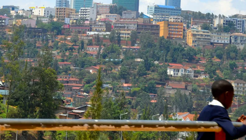 Vue sur Kigali, Rwanda