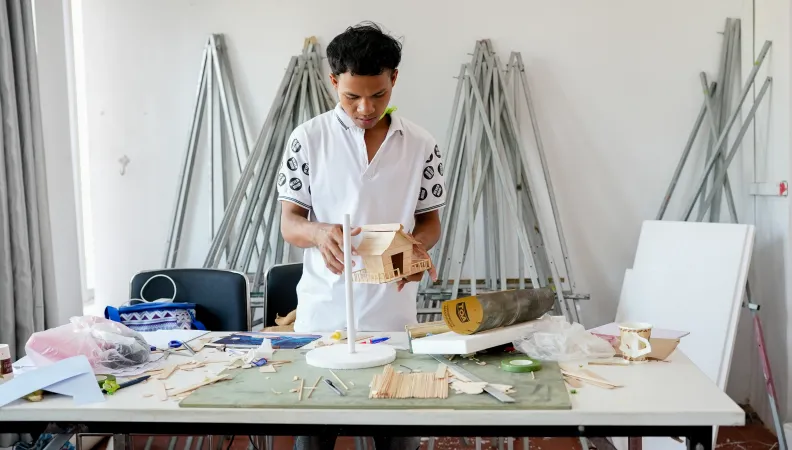 Art school in Battambang