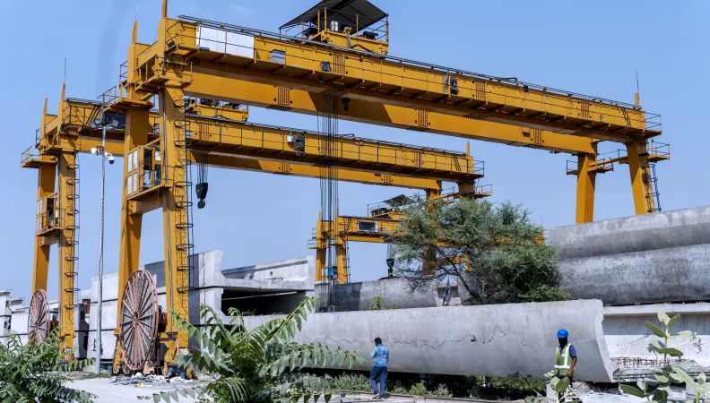 metro of Ahmedabad India 