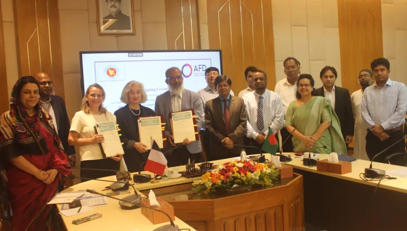 AFD signature climate loan bangladesh