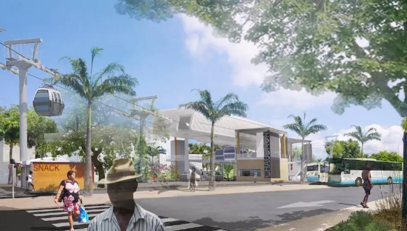 L’AFD accompagne la CINOR dans l’élaboration et la mise en oeuvre du schéma directeur du transport par câble sur son territoire à hauteur de 50 000 €.