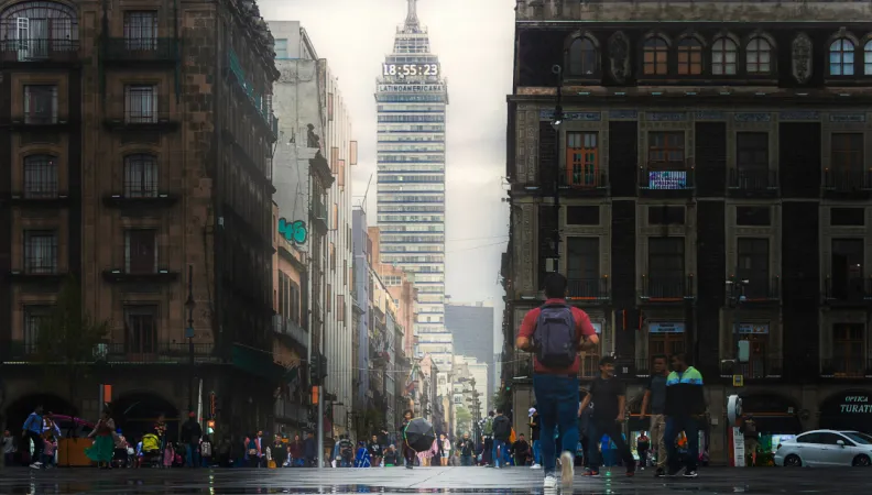 Dans la ville de Mexico.