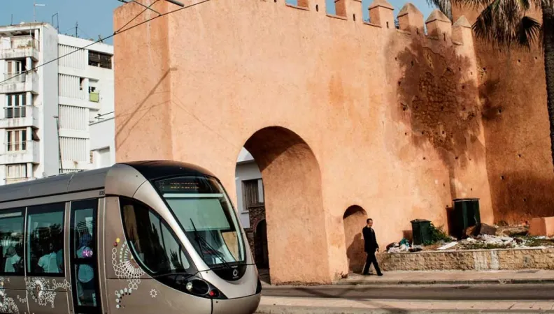 Tranvía de Rabat-Salé, Marruecos, transporte