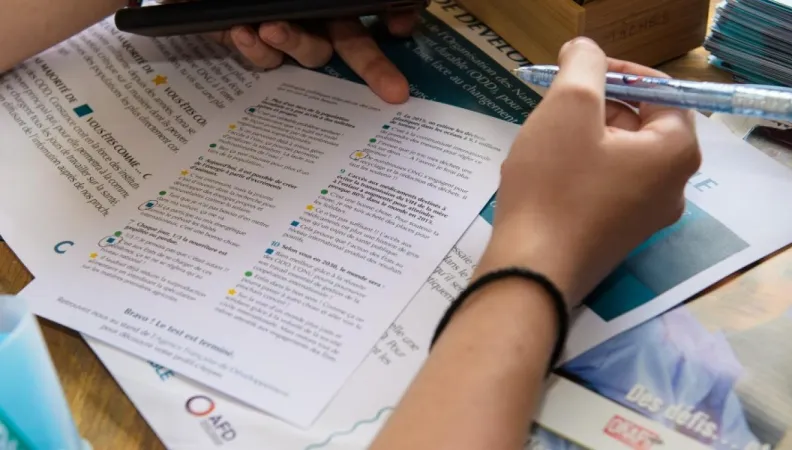 sensibilisation, AFD, outils pédagogiques, livrets