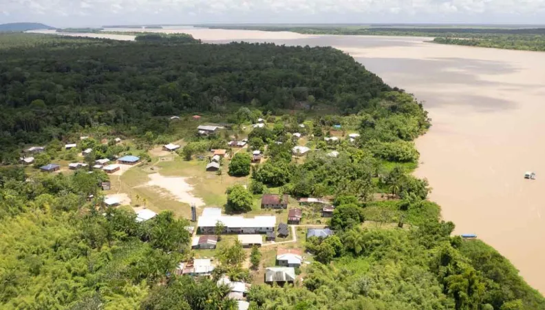 Le village amérindien de Trois Paletuviers