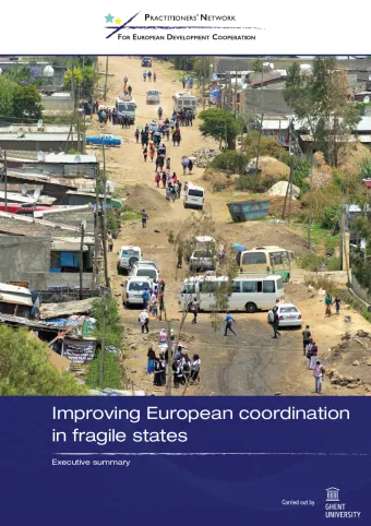 Improving European coordination in fragile states