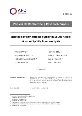 pr-66-Spatial poverty and inequality in South Africa_couv