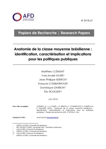 Anatomie de la classe moyenne brésilienne_couv