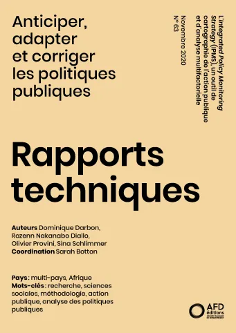 Etude coordonnée par Sarah Botton sur les politiques publiques