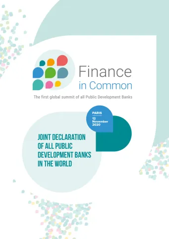 Finance in Common : Joint Declaration of All Public Development Banks in the World