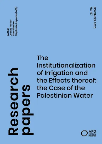 Institutionalization of Irrigation in Palestine_couv