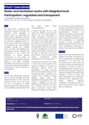AFD Policy Dialogues - EU-AFD Research Facility on Inequalities