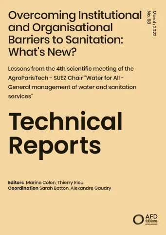AFD studies coordinated by on Institinal and organisational barriers to sanitation