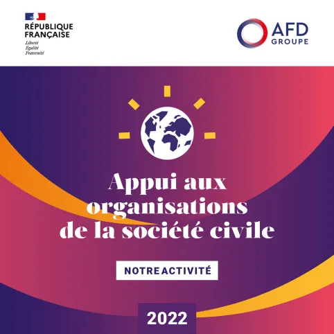 Infographie - Notre activité en appui aux organisations de la société civile en 2022