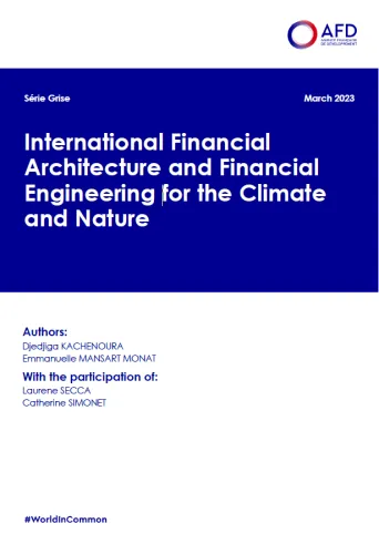 Vignette série grise architecture financière climat EN