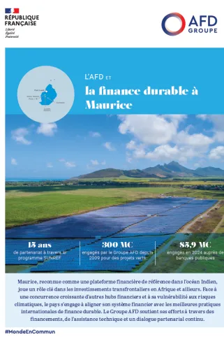finance durable Maurice groupe AFD