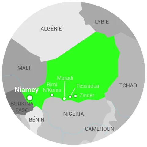 Carte Niger
