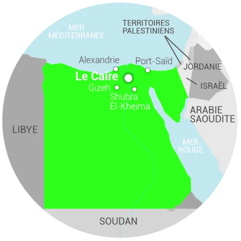 Carte Égypte
