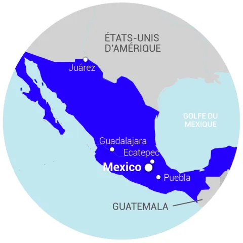 Carte Mexique