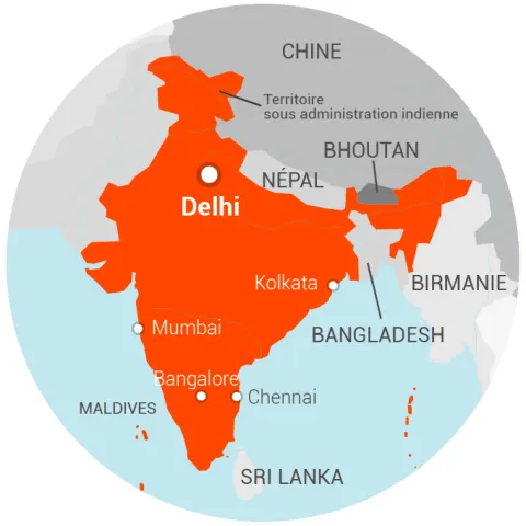 Carte Inde