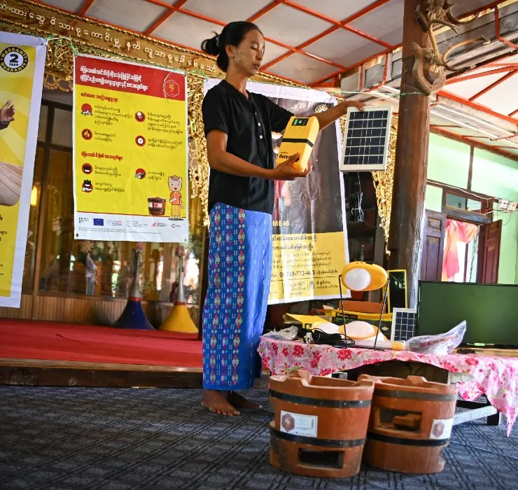 Birmanie, électricité