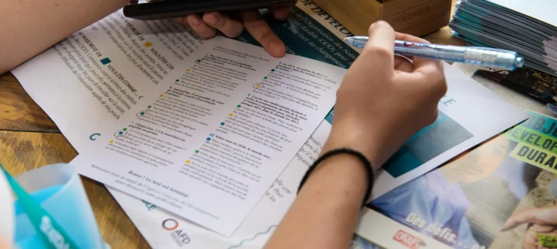 sensibilisation, AFD, outils pédagogiques, livrets